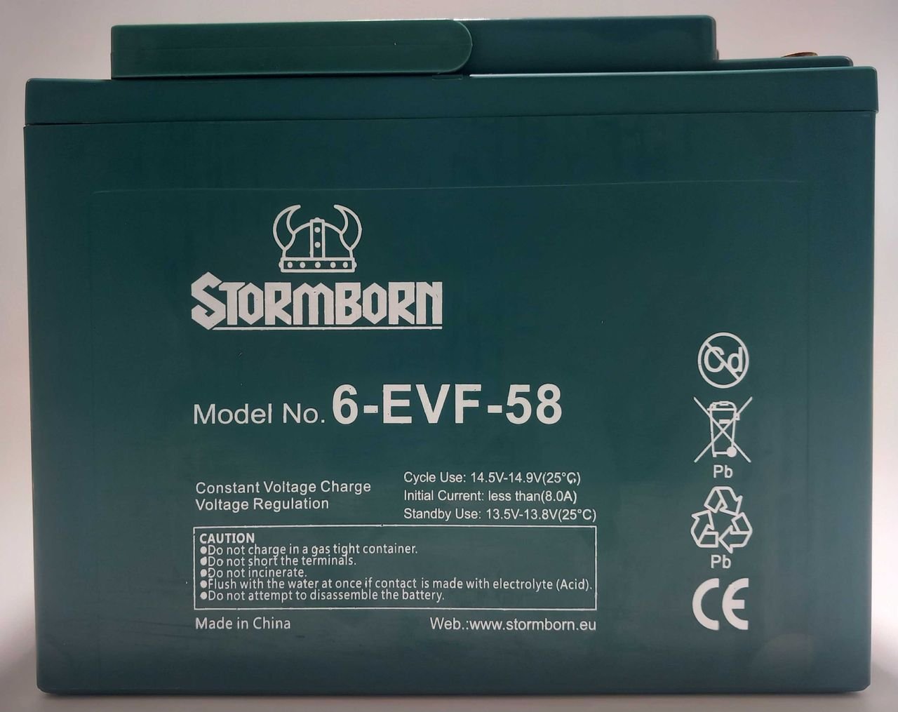 Blei-Gel-Akku 60V / 58Ah (5er Set) 6-EVF-58