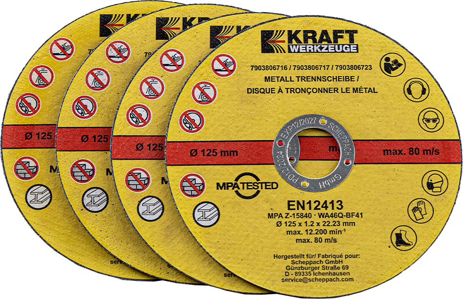 Trenn- und Schleifscheibensatz extradünn, 26er- Set