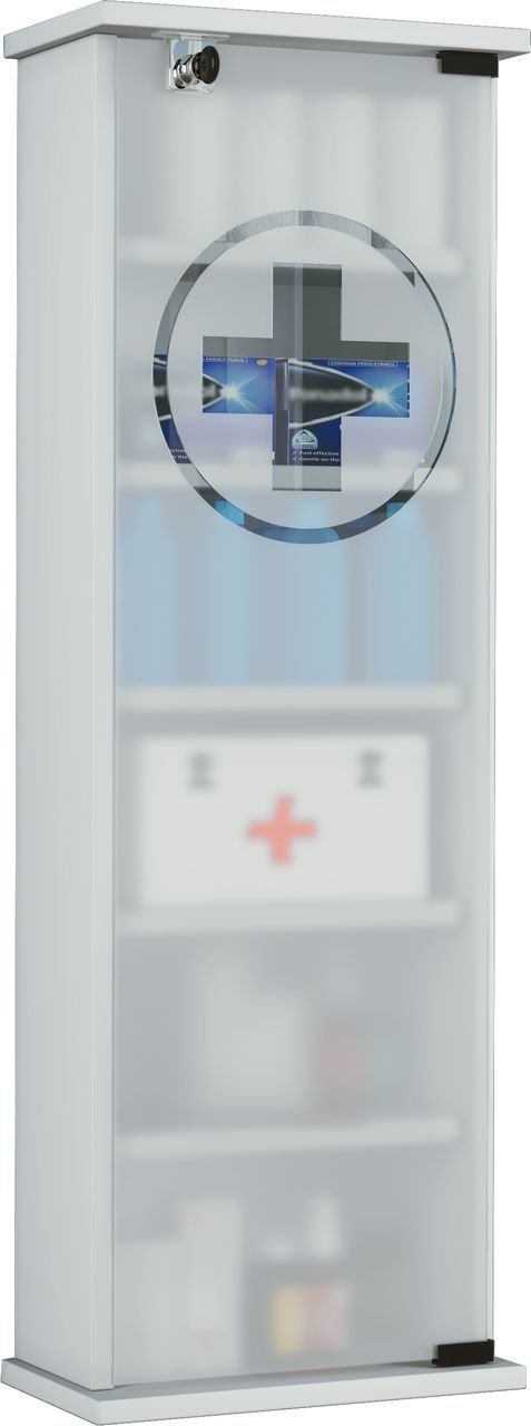 Medizinschrank "Gusal XXL" Weiß