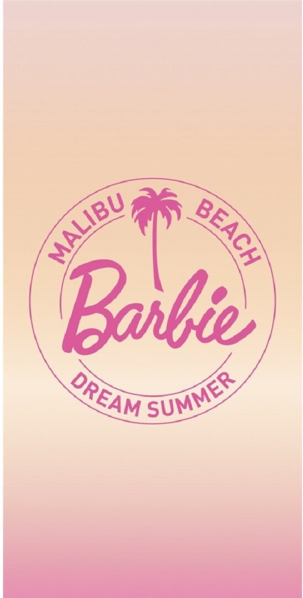 Barbie Badehandtuch 70×140 cm – Weiches Strandtuch aus Baumwolle