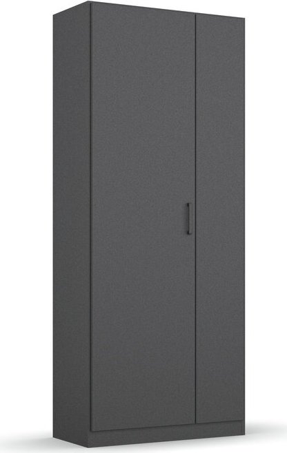 rauch Allrounder Garderobe, Mehrzweckschrank 2-türig, Farbe Grau metallic Breite 69 cm