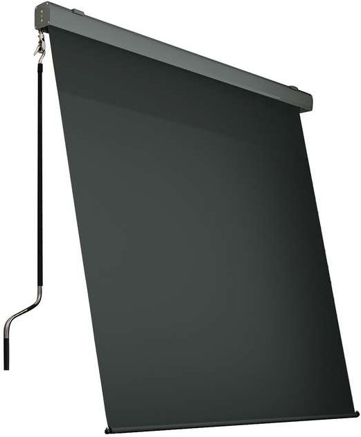 Alu-Sonnenrollo Balkonmarkise Sichtschutz, ca. 200 x 300 cm - Anthrazit
