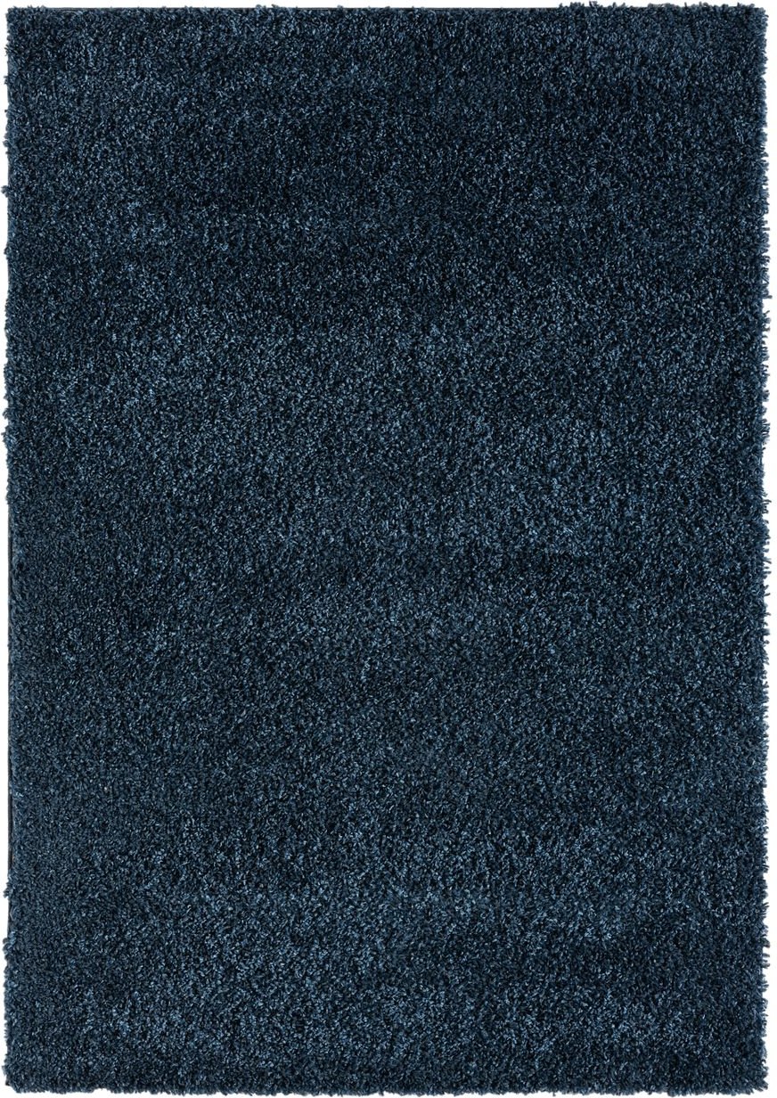 Teppich Elodie, 160cm x 230cm, Farbe Dunkelblau, rechteckig, Florhöhe 37mm