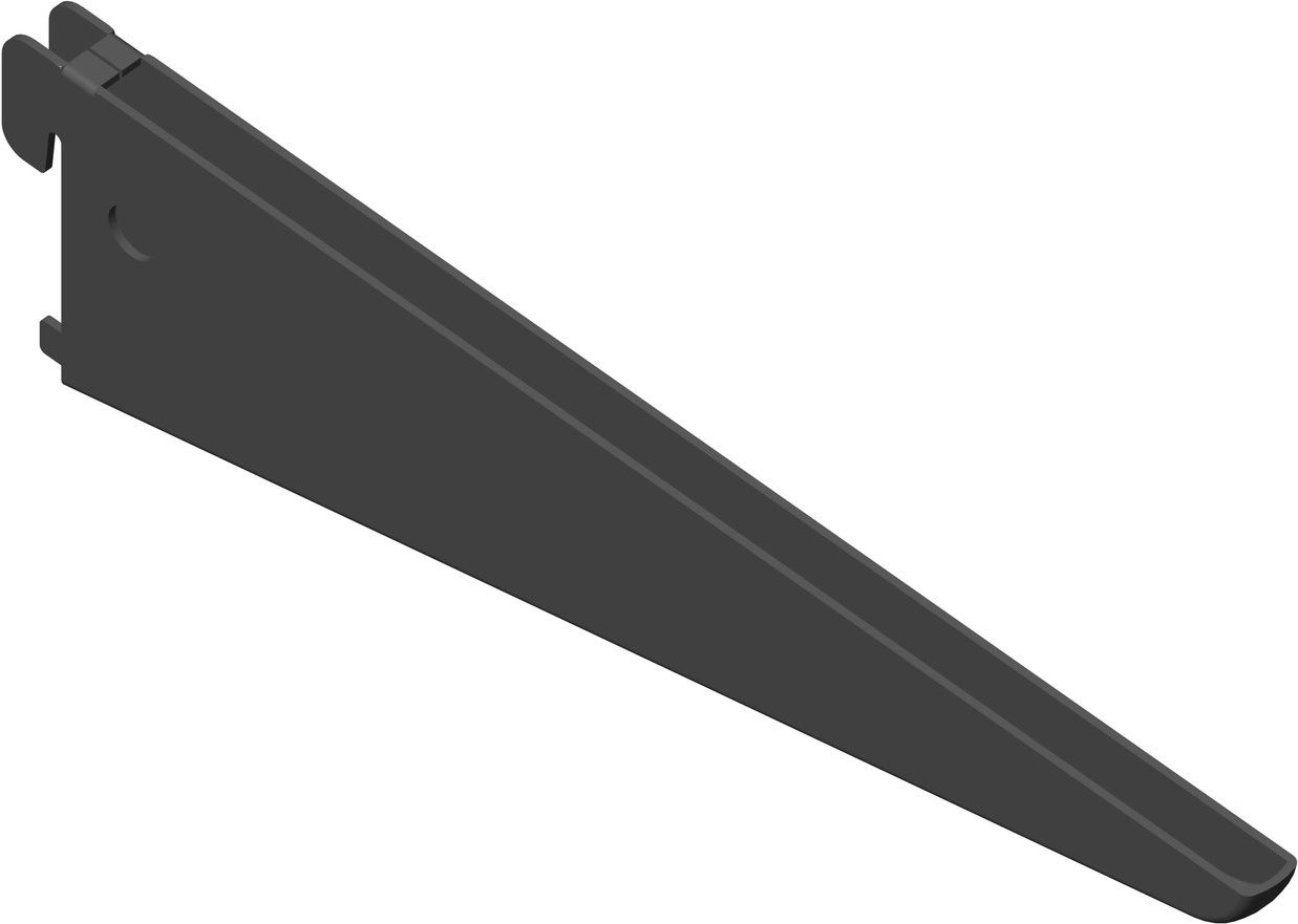 Thumbnail - U-Träger, Länge 220 mm, Farbe Schwarz, 1 Stück