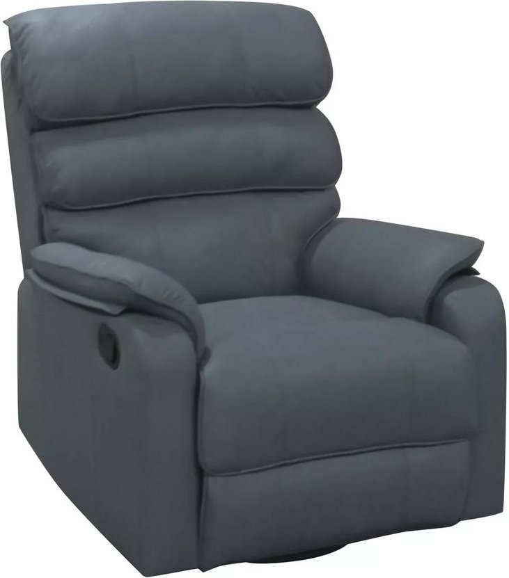 TV Sessel mit verstellbarer Relaxfunktion & 360°° Dreh- und Schaukelfunktion - Grau
