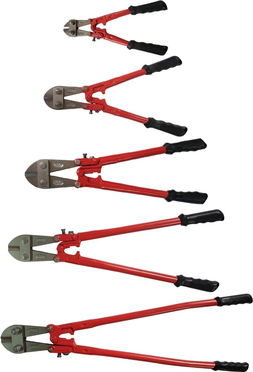 Bolzenschneider Stahlschere Drahtschere 300 350 450 600 900 5 tlg Set