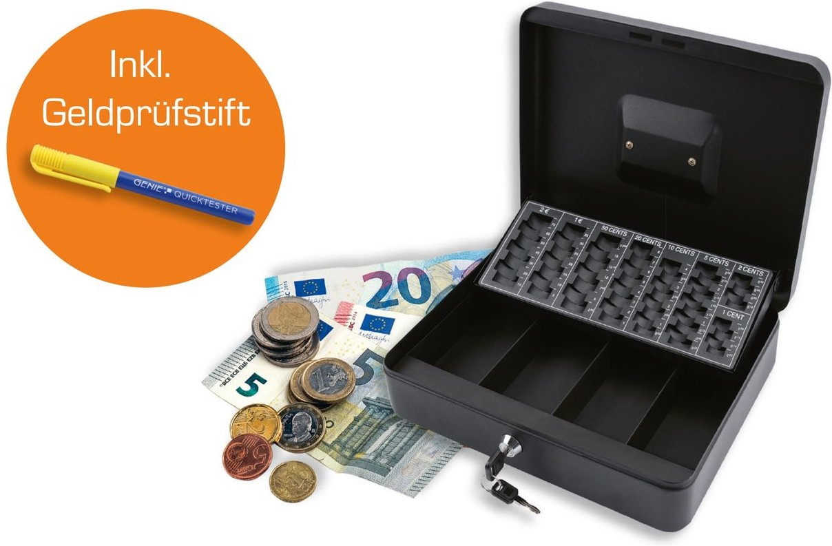 Geldkassette OLYMPIA CB 770 Plus inkl. Geldprüfstift