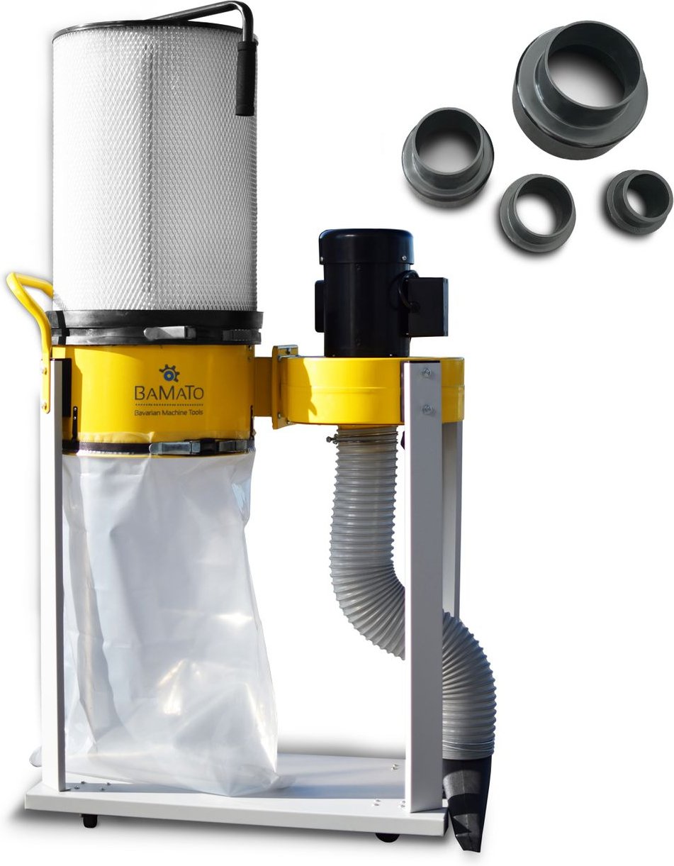 Absauganlage AB-1500CF mit Feinstaubfilter und Adapter Set (400V)