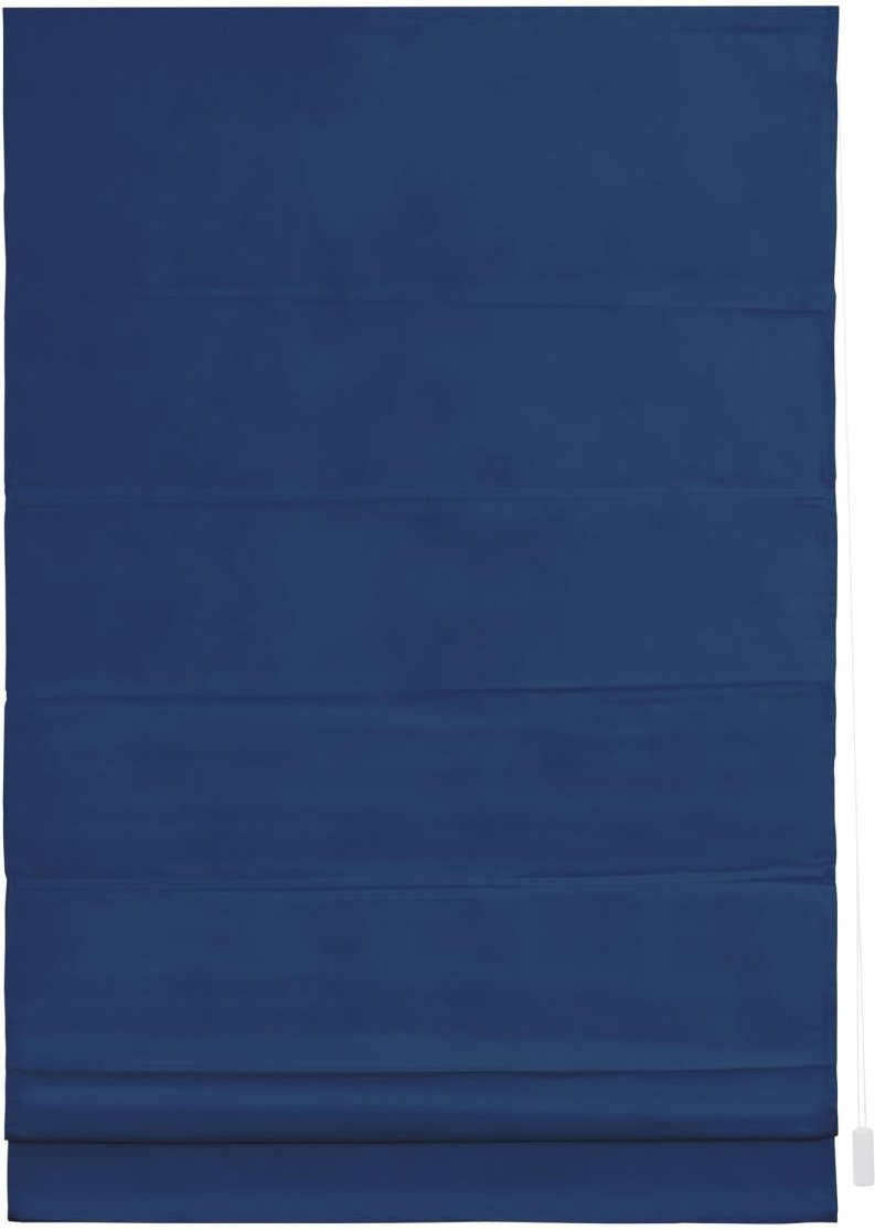 Raffrollo Verdunkelung, Seitenzug Blau, 80 cm x 180 cm (B x L)