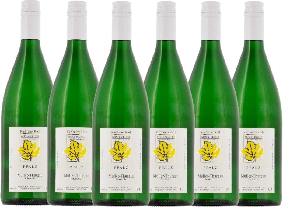 Weingut Karlheinz Roth & Sohn GbR Müller-Thurgau QbA feinherb 2024 - 6er Karton