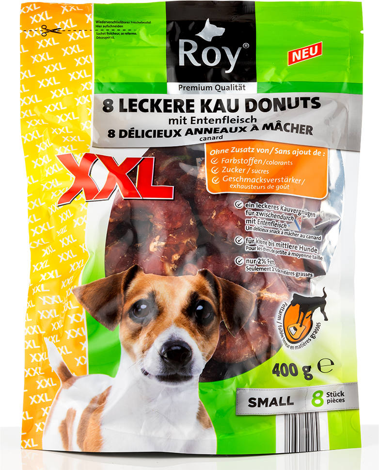 Donuts XXL - Small 8er-Pack - Mit Entenfleisch
