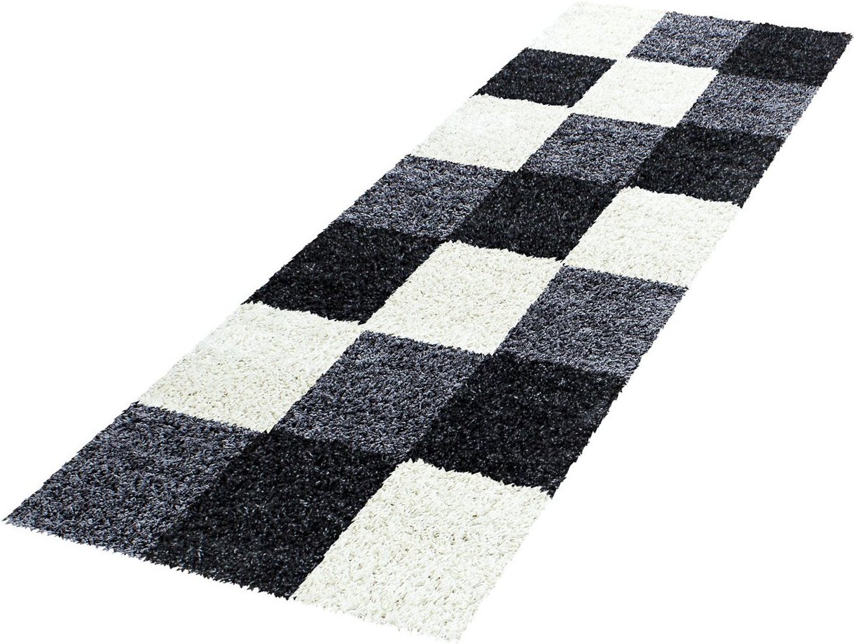 Teppich, LIFE 1501, BLACK, 80 x 250 cm