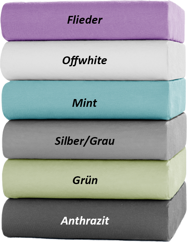 Aloe Vera Jersey Spannbetttuch, ca. 140-160x200cm