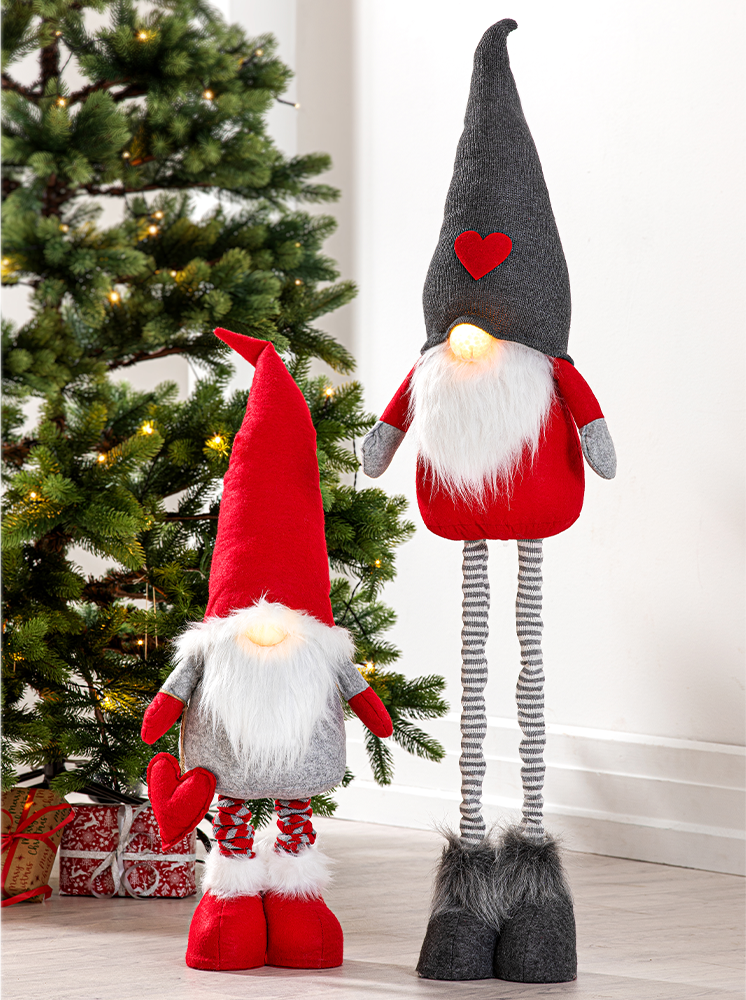 LED-Teleskop-Deko-Wichtel "Bruno"