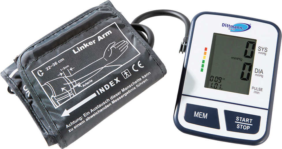 Digitales Oberarm-Blutdruckmessgerät EBO 526