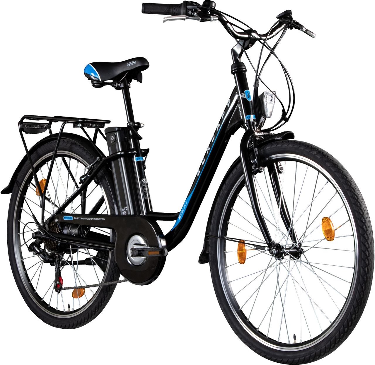 Thumbnail - Z500 26 Zoll E-Bike Citybike Pedelec Tiefeinsteiger Damenfahrrad Heckantrieb