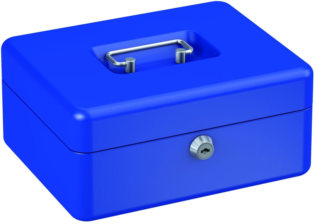 Geldkassette - GK 10 - Blau - GK 10 - H90xB200xT160mm