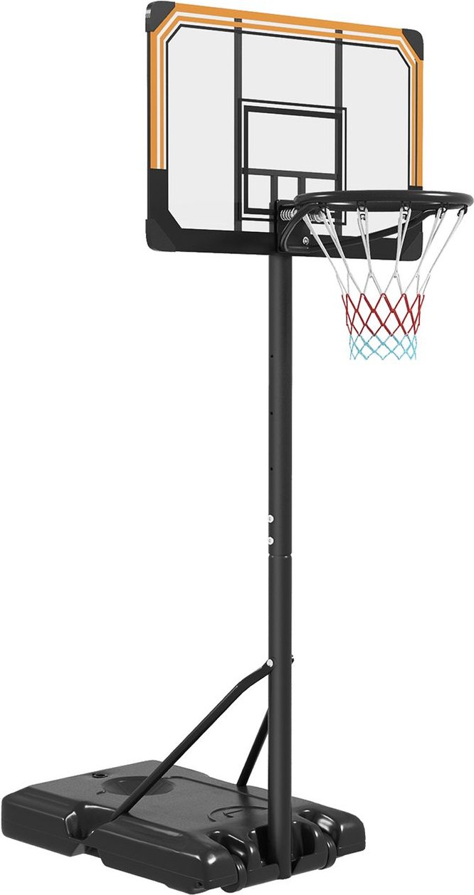 Thumbnail - HOMCOM Basketballkorb Outdoor mit Ständer, 182-213 cm höhenverstellbar, Schwarz