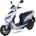 Motorroller Sonic 50ccm 25 kmh, weiss, GT Union
