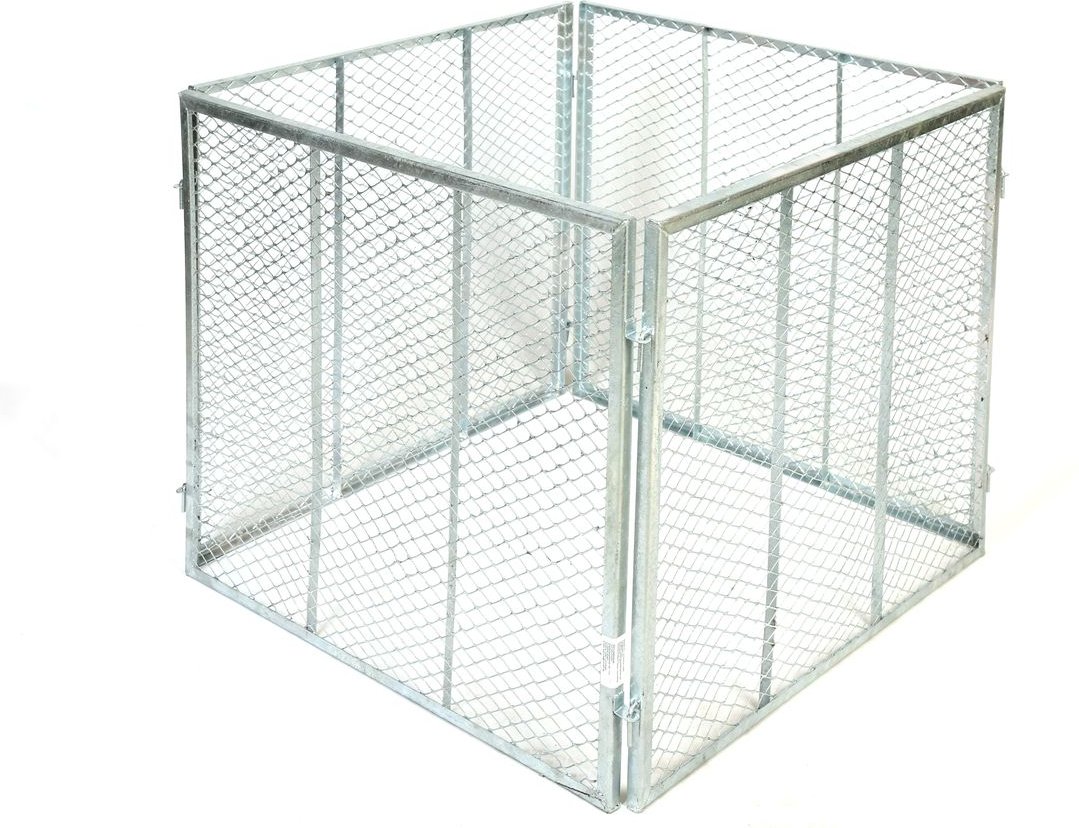 Komposter, Stahl und feuerverzinkt, ca. 80 x 80 x 80 cm