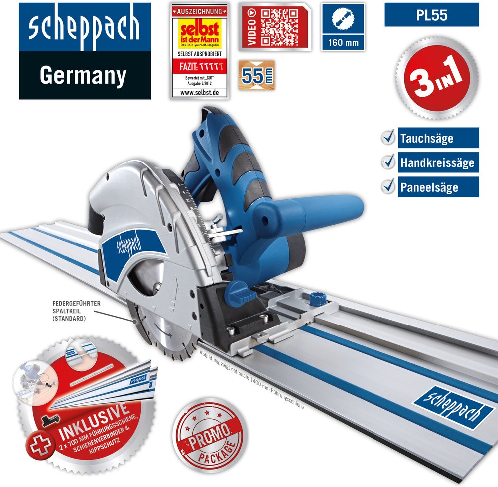 160 mm Tauchsägen-Set PL55
