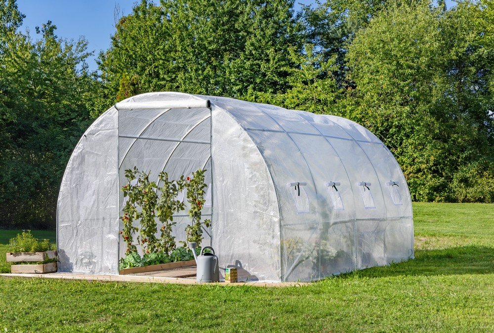 Tunnelgewächshaus, ca. 400 x 300 x 200 cm