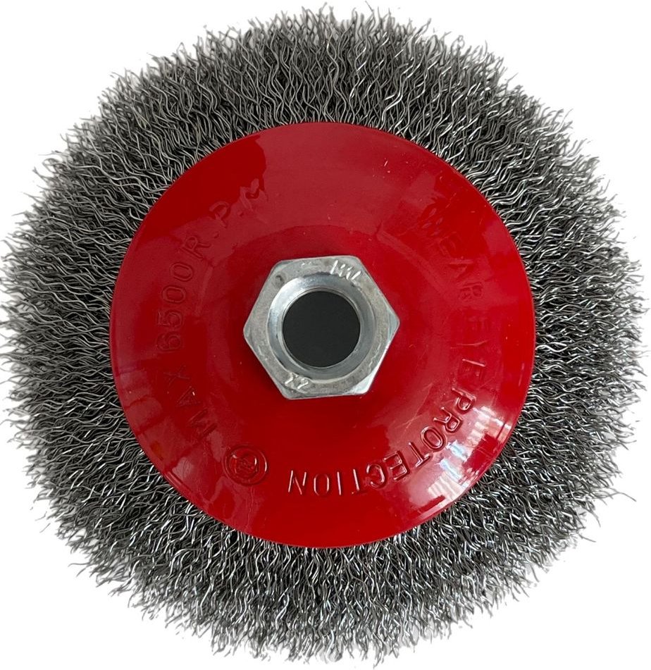 Rundbürste 125mm gewellt Winkelschleifer 3x