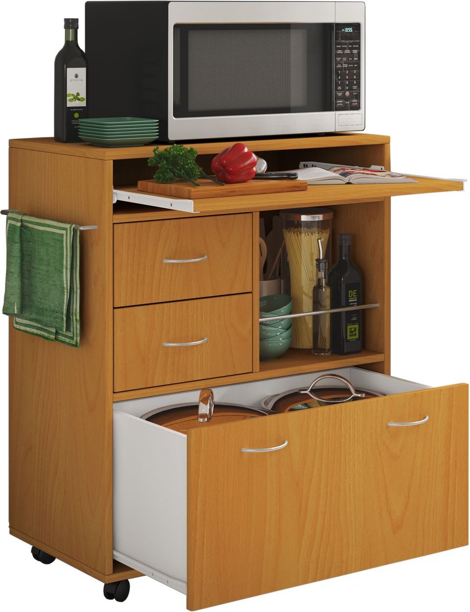 Thumbnail - Küchenrollwagen "Kicha" Buche