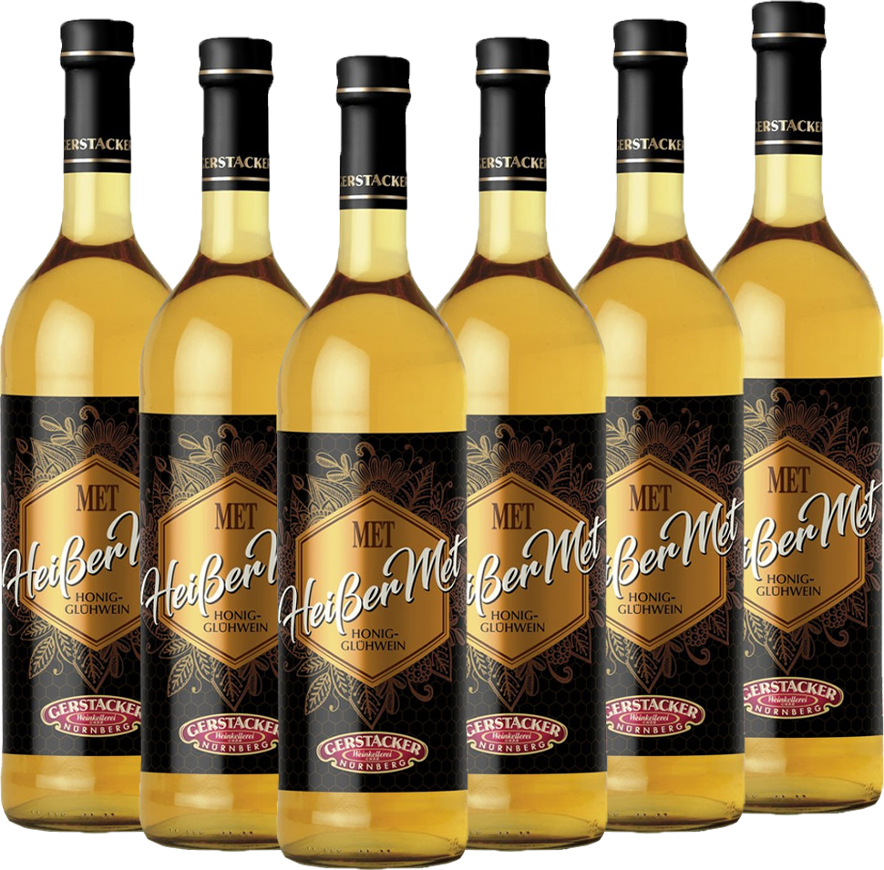 Heißer Met Honig - Glühwein 0,745l - 6er Karton
