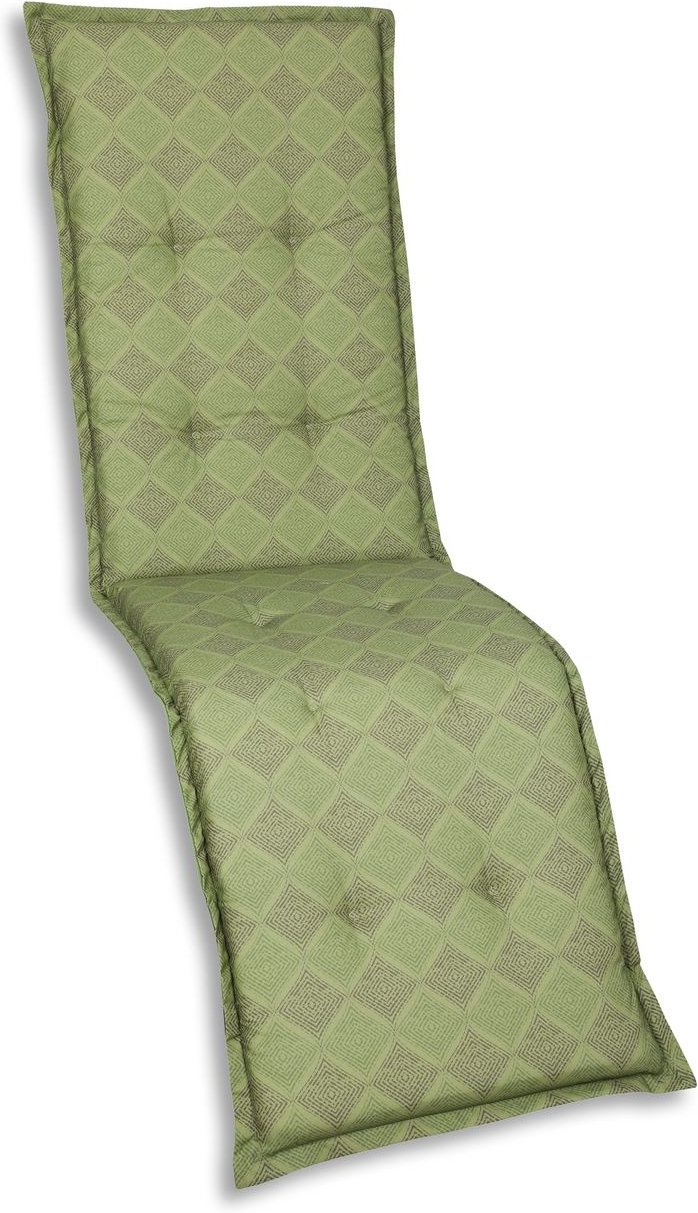 Relaxauflage Rautenlinien grün