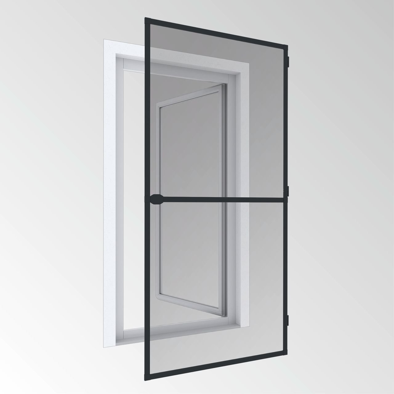 Insektenschutz -Tür 100x210cm Anthrazit