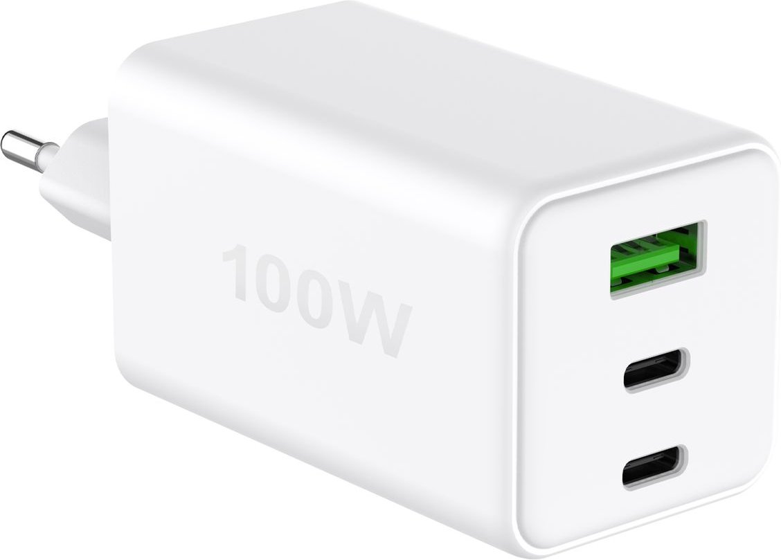 Netzteil GAN 100W, 2 x Typ-C + USB-A - ZONA