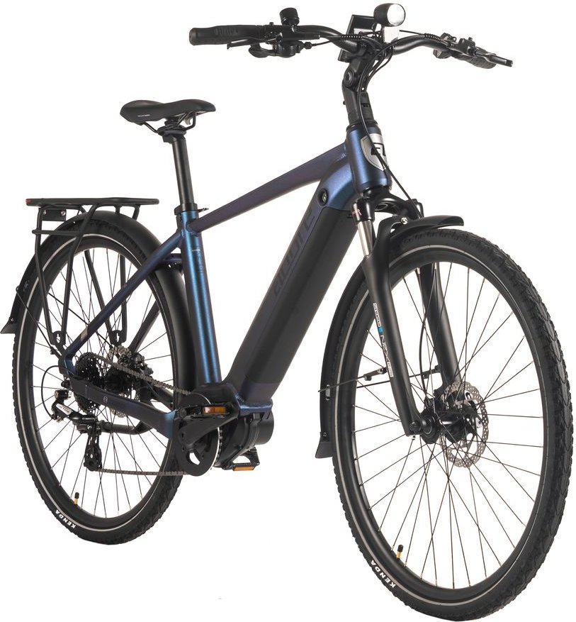 ADORE E-Trekkingbike 28" Alu Trekking E-Bike ATX-450 Mittelmotor 75NM / 15Ah Pearlized Blue matt