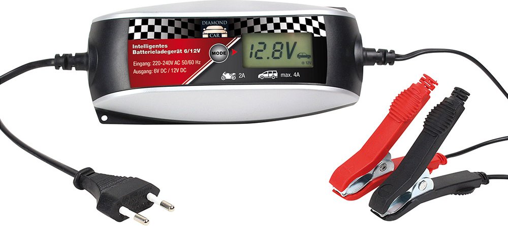 Diamond Car Intelligentes Batterie-Ladegerät 6/12V, 4 A