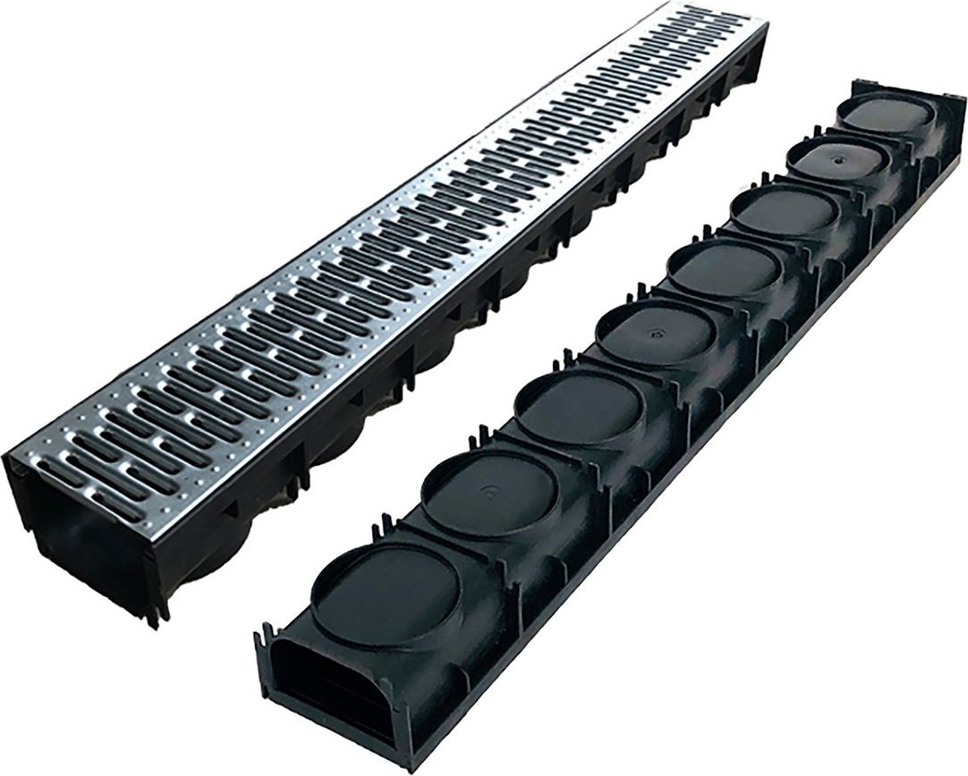 Entwässerungsrinnen 3er-Set