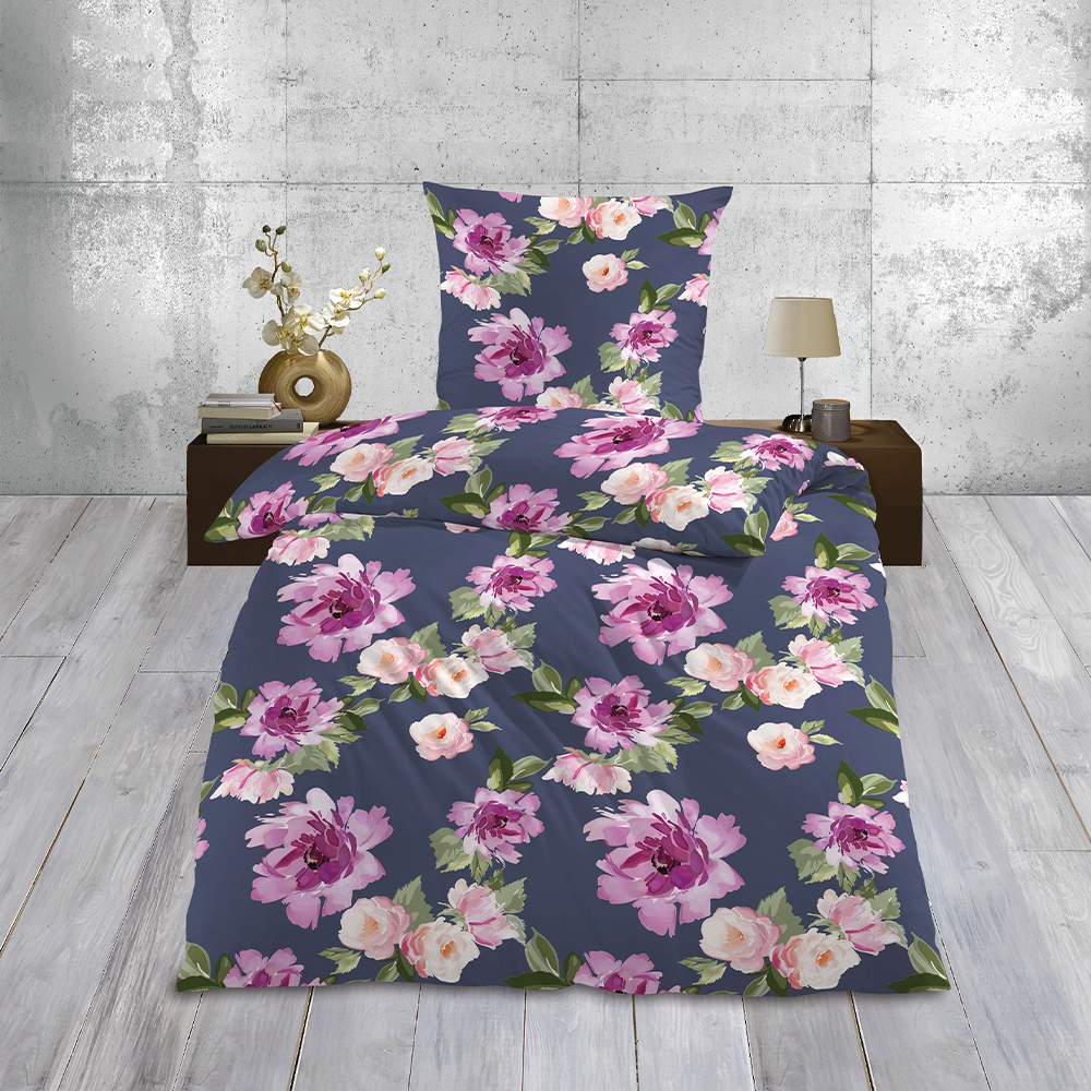 Coral-Fleece-Bettwäsche ca. 80 x 80 + ca. 135 x 200 cm