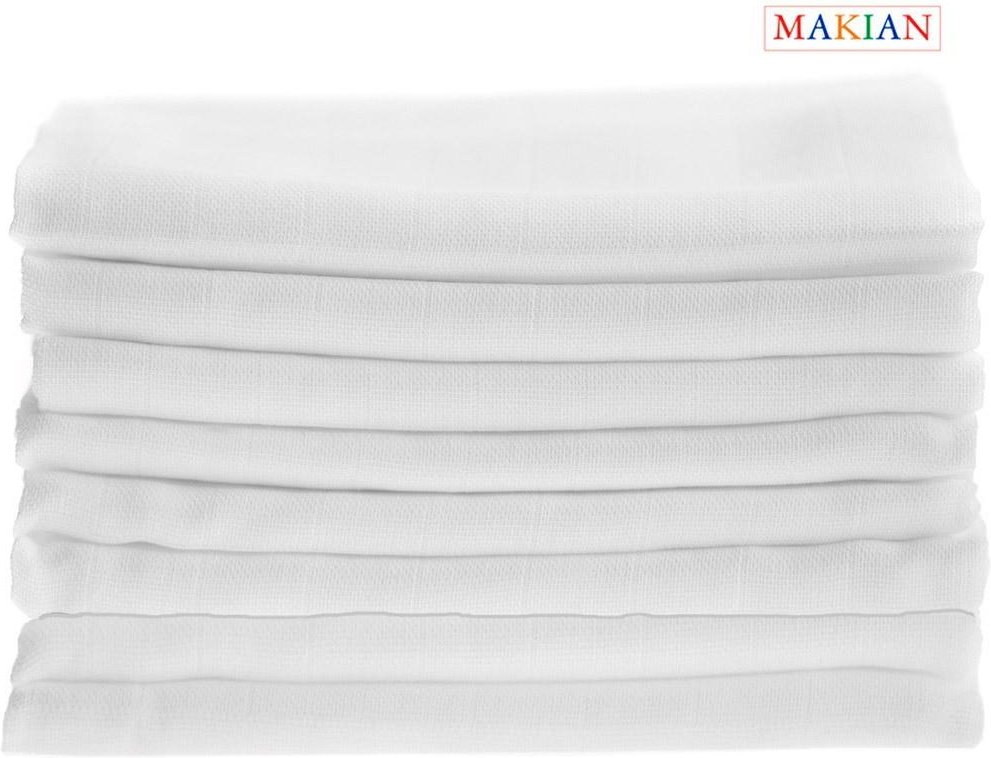 Mullwindeln, 8er Pack, 80x80cm, weiß