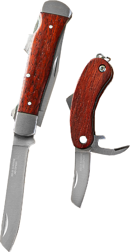 Taschenmesser 2er-Set - im Fadenkreuz Design