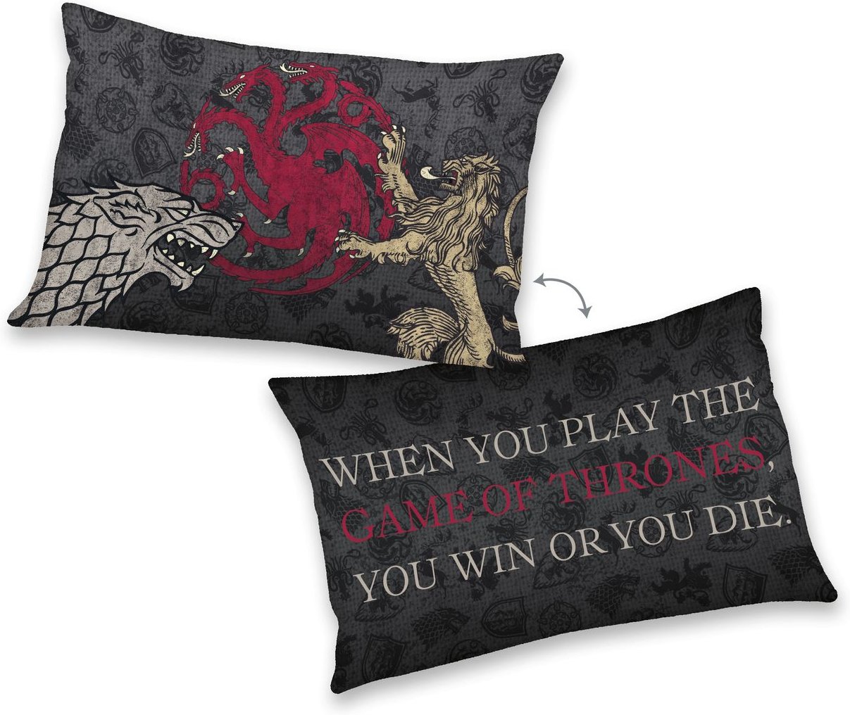 Game of Thrones Soft Velboa Kissen Größe 30x50 cm