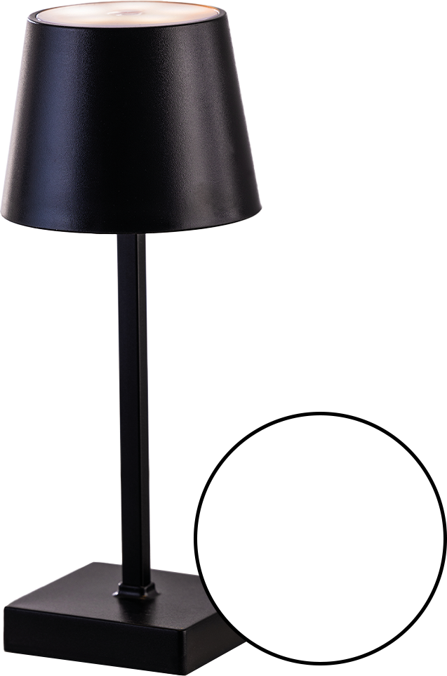 Akku-LED-Tischleuchte - Weiß