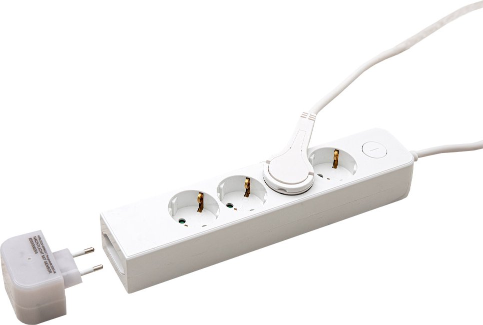 5-fach Multifunktions-Steckdose mit Nachtlicht