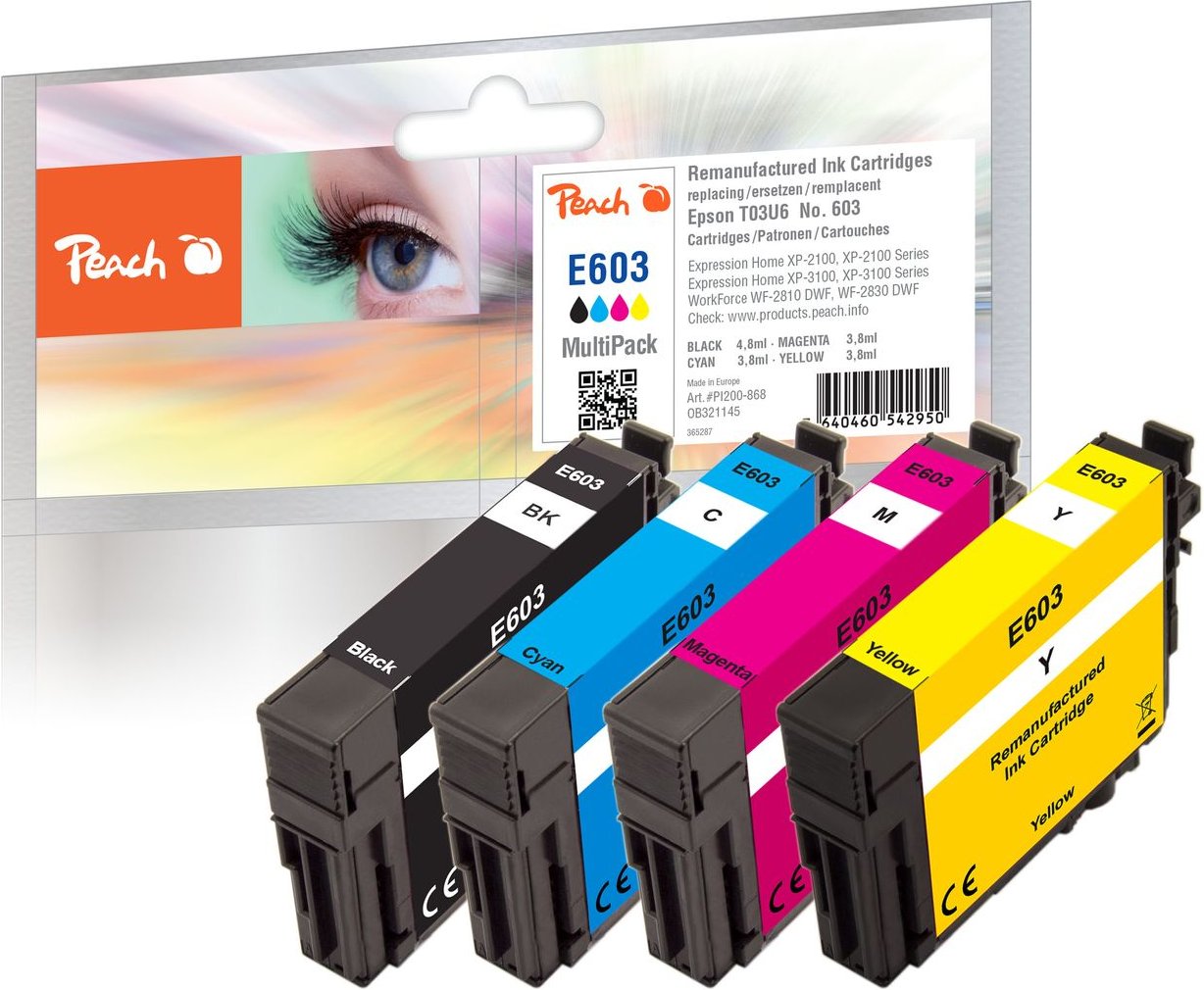 Thumbnail - Spar Pack Tintenpatronen ersetzt Epson No. 603