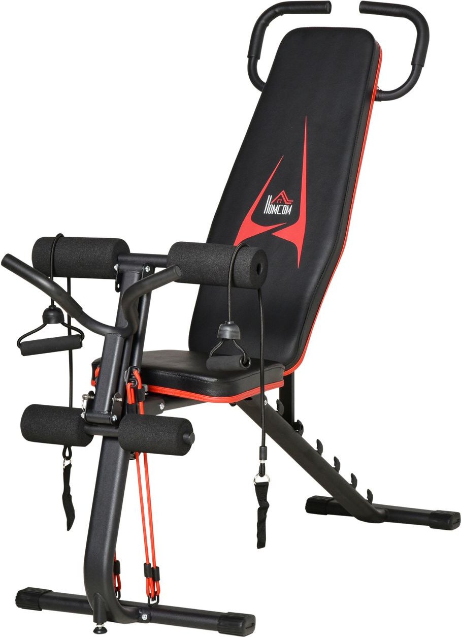 Hantelbank verstellbare Trainingsbank mit elastischer Seils Stahl