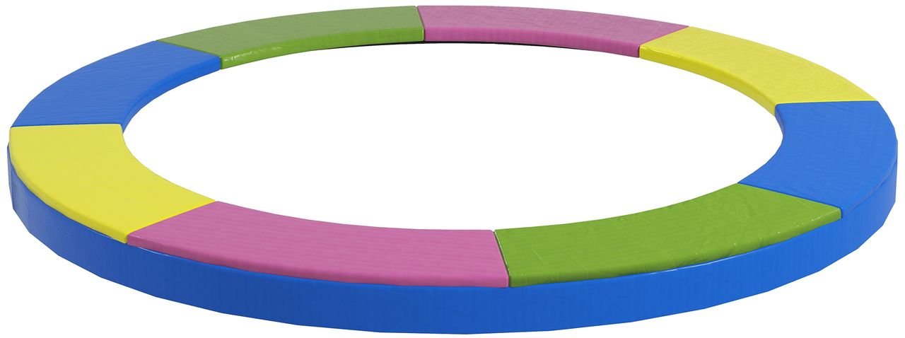 Trampolin Randabdeckung Ø305 cm Trampolin Randschutz mit UV Schutz Bunt