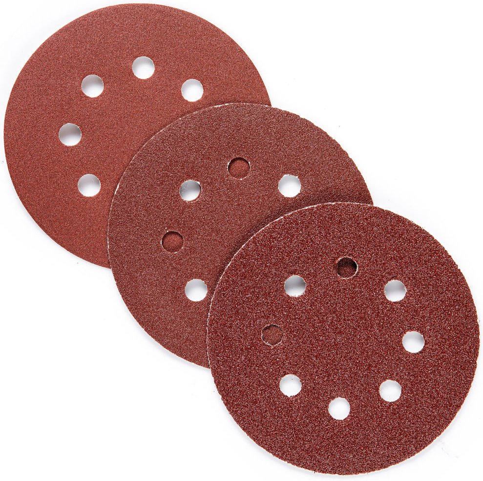 Schleifpapier, Ø je ca. 125 mm - 40tlg.