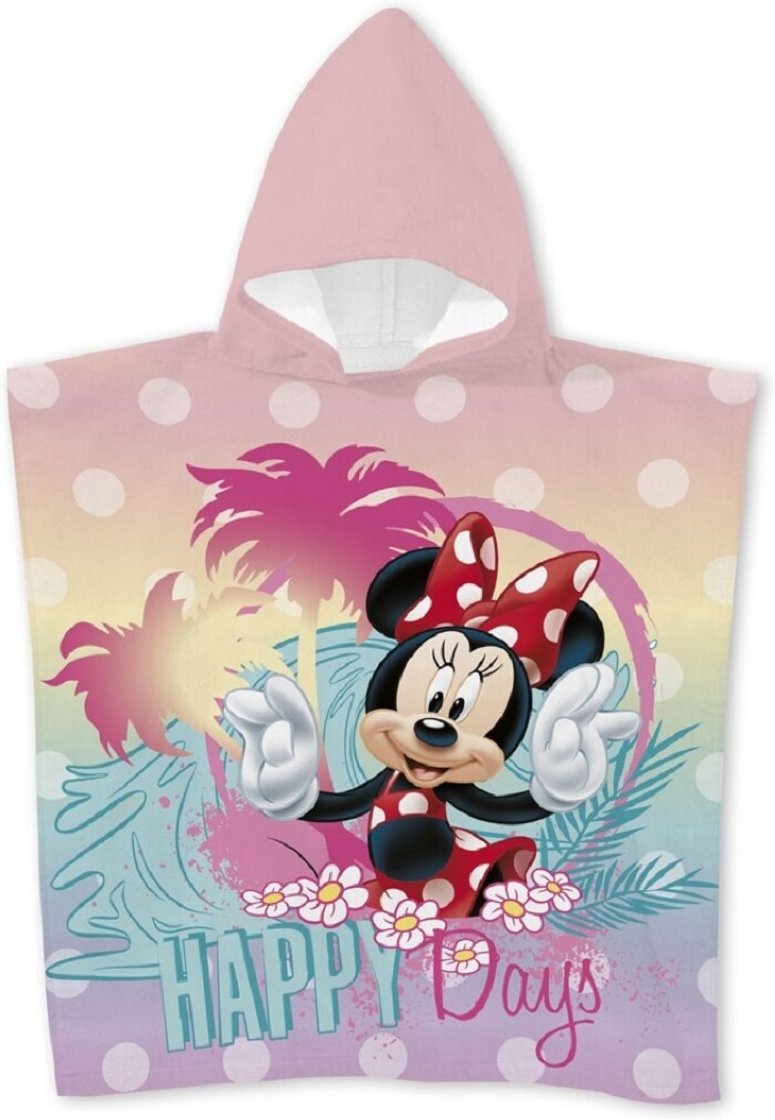 Disney Minnie Mouse Badeponcho – Kapuzenhandtuch 55×110 cm