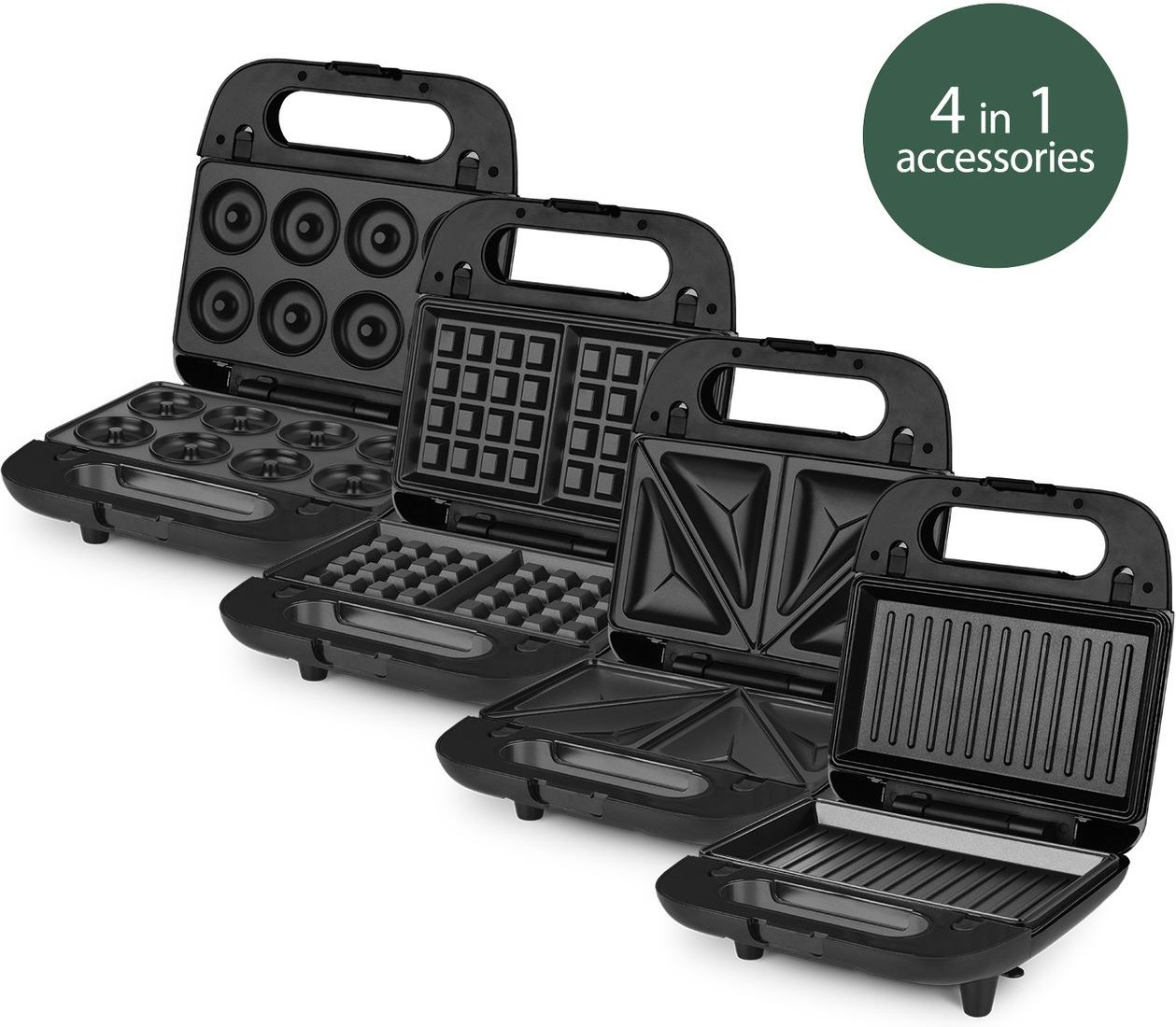 Sandwichmaker 4-in-1 JOY600 Schwarz