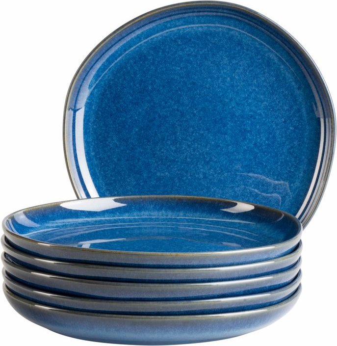 Thumbnail - Serie Cordelia, Dessertteller, 6-er Set, Keramik, Blau