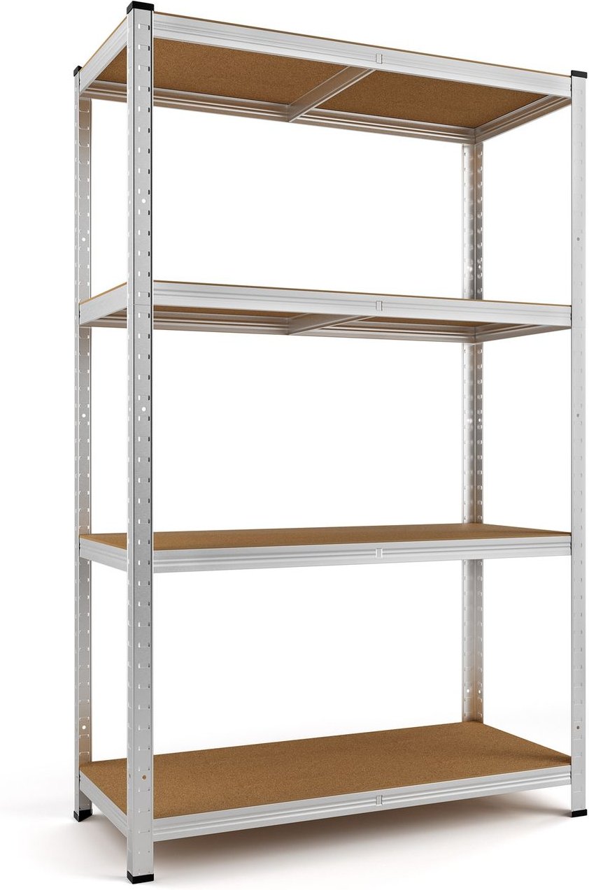 monzana Schwerlastregal 170x75x30cm verzinkt 280kg