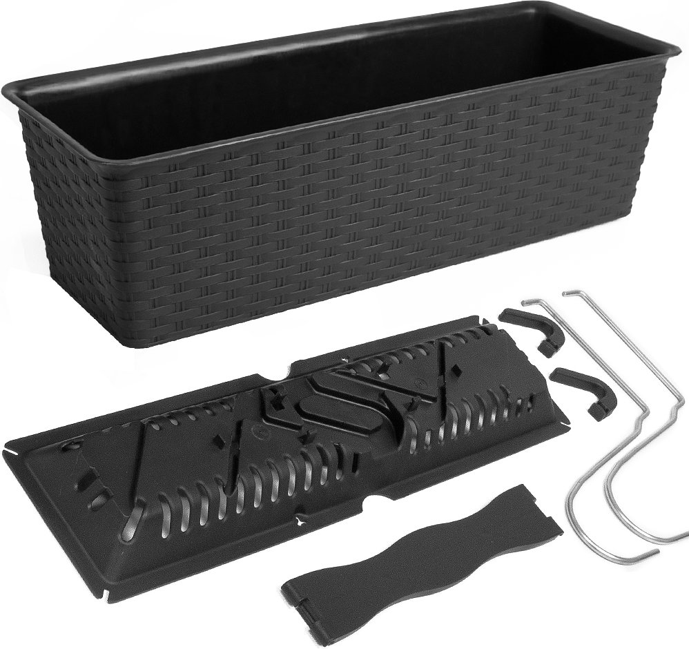 Balkonkasten Ratolla Anthrazit 49x16x17,5cm